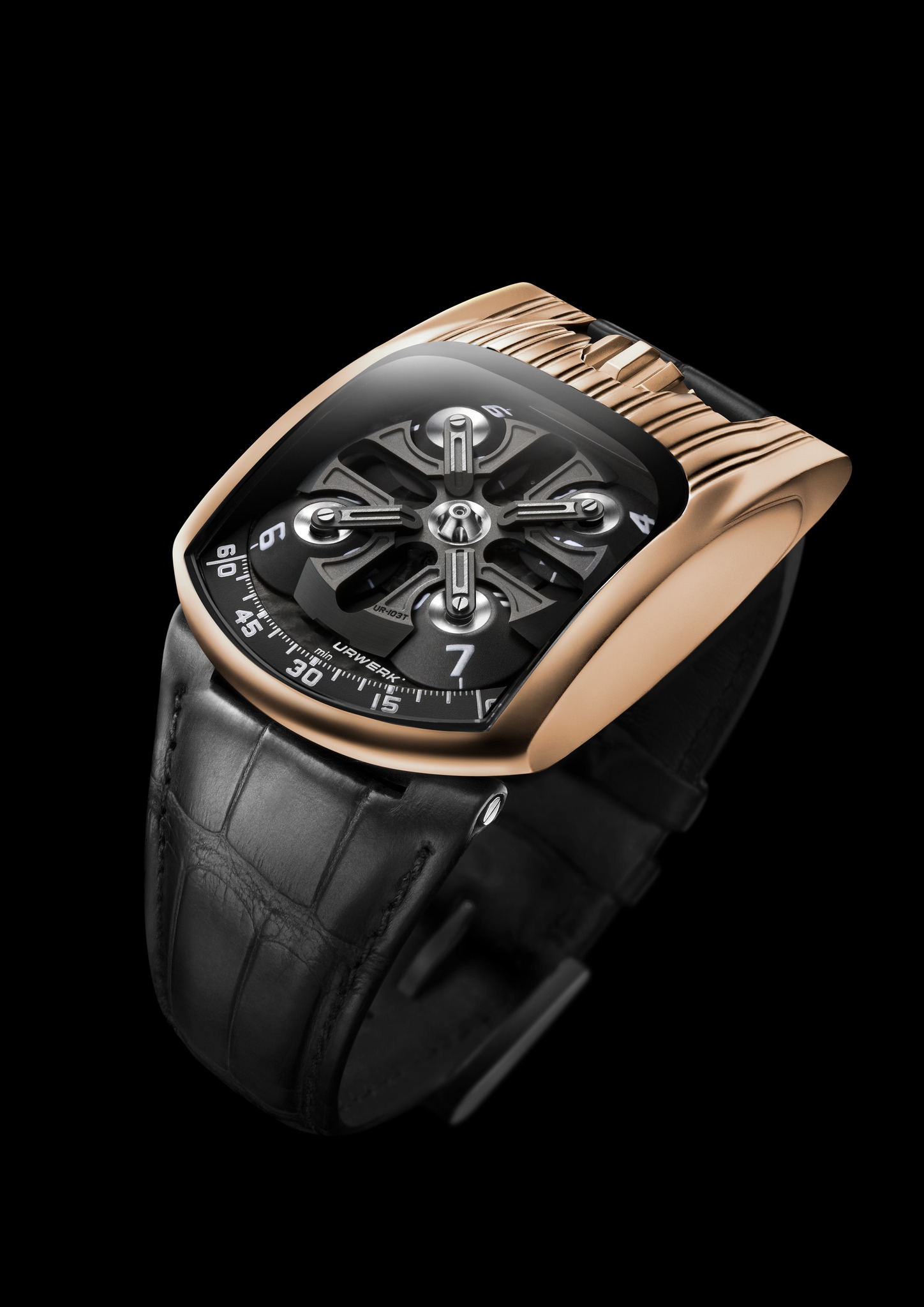 Replica Urwerk UR-103T Red Gold Watch